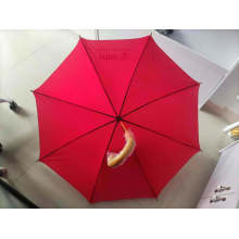 Customized Wooden Shaft Hook Handle Material Straight Umbrella